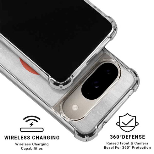 Japanese Flag Distressed Google Pixel 10 Clear Case